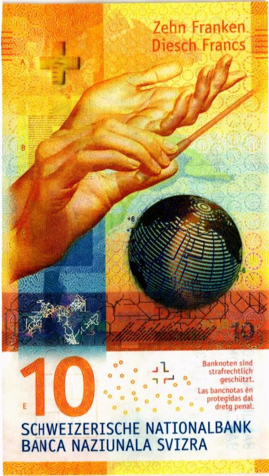 ШВЕЙЦАРИЯ 10 ФРАНКОВ 1