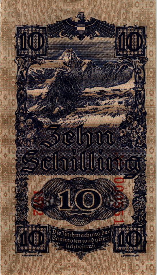 АВСТРИЯ 10 ШИЛЛИНГОВ 2