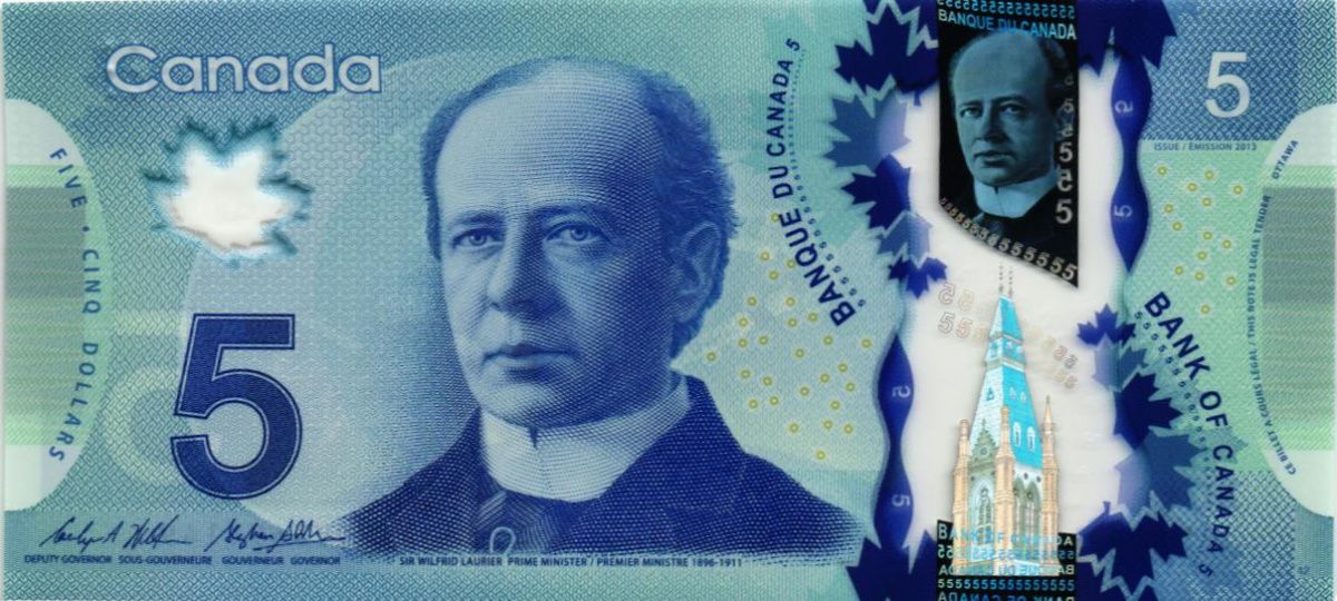 КАНАДА 5 ДОЛЛАРОВ 1