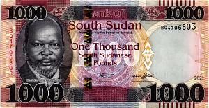 ЮЖНЫЙ СУДАН 1000 ФУНТОВ 1