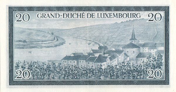 ЛЮКСЕМБУРГ 20 ФРАНКОВ 2