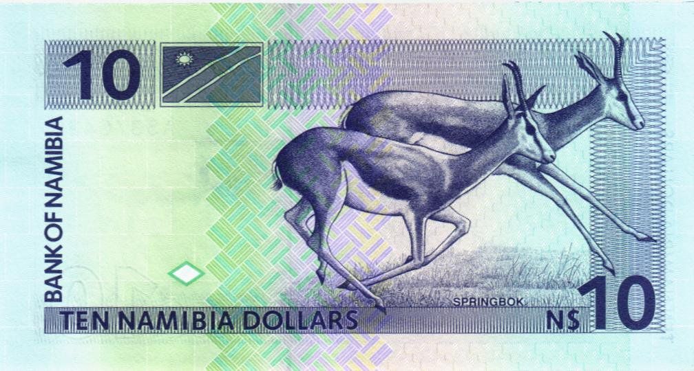 НАМИБИЯ 10 ДОЛЛАРОВ 2