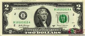 США 2 ДОЛЛАРА (B-Нью-Йорк) 1