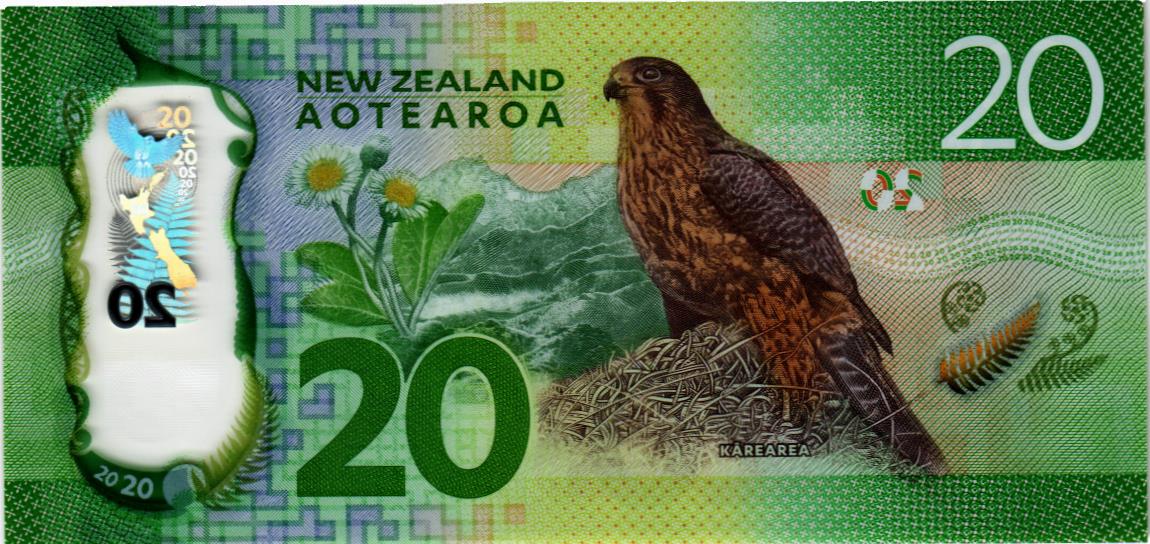 НОВАЯ ЗЕЛАНДИЯ 20 ДОЛЛАРОВ 2
