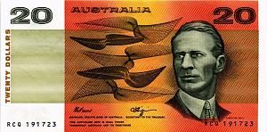 АВСТРАЛИЯ 20 ДОЛЛАРОВ 1