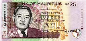 МАВРИКИЙ 25 РУПИЙ 1