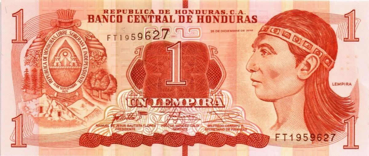 ГОНДУРАС 1 ЛЕМПИРА 1