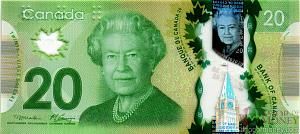 КАНАДА 20 ДОЛЛАРОВ 1