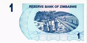 ЗИМБАБВЕ 1 ДОЛЛАР 2