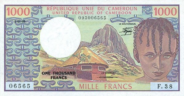 КАМЕРУН 1000 ФРАНКОВ 1