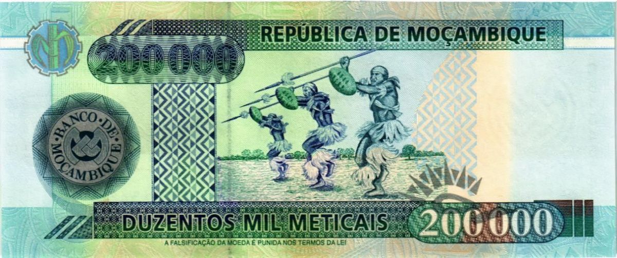 МОЗАМБИК 200000 МЕТИКАЛЬ 2