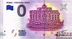 ROMA - FONTANA TREVI 0 ЕВРО 1
