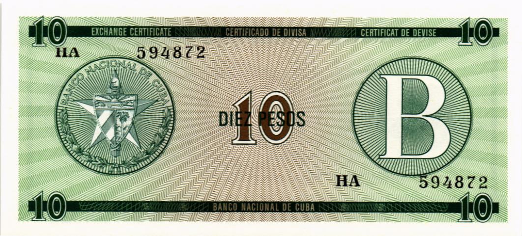 КУБА 10 ПЕСО 1