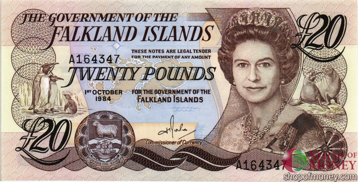 ФОЛКЛЕНДСКИЕ ОСТРОВА 20 ФУНТОВ 1