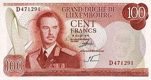 ЛЮКСЕМБУРГ 100 ФРАНКОВ 1