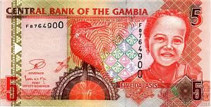 ГАМБИЯ 5 ДАЛАСИ 1