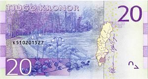 ШВЕЦИЯ 20 КРОН 2