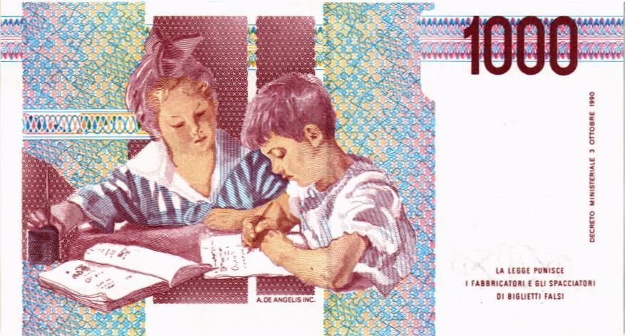 ИТАЛИЯ 1000 ЛИР 2
