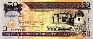 ДОМИНИКАНСКАЯ РЕСПУБЛИКА 50 ПЕСО 1