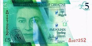 ГИБРАЛТАР 5 ФУНТОВ 1