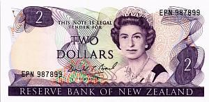НОВАЯ ЗЕЛАНДИЯ 2 ДОЛЛАРА 1