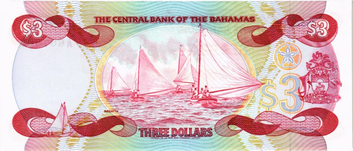 БАГАМСКИЕ ОСТРОВА 3 ДОЛЛАРА 2