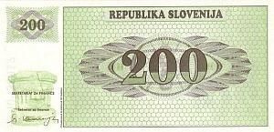СЛОВЕНИЯ 200 ТОЛАР 1