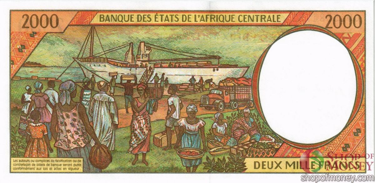 ГАБОН 2000 ФРАНКОВ 2