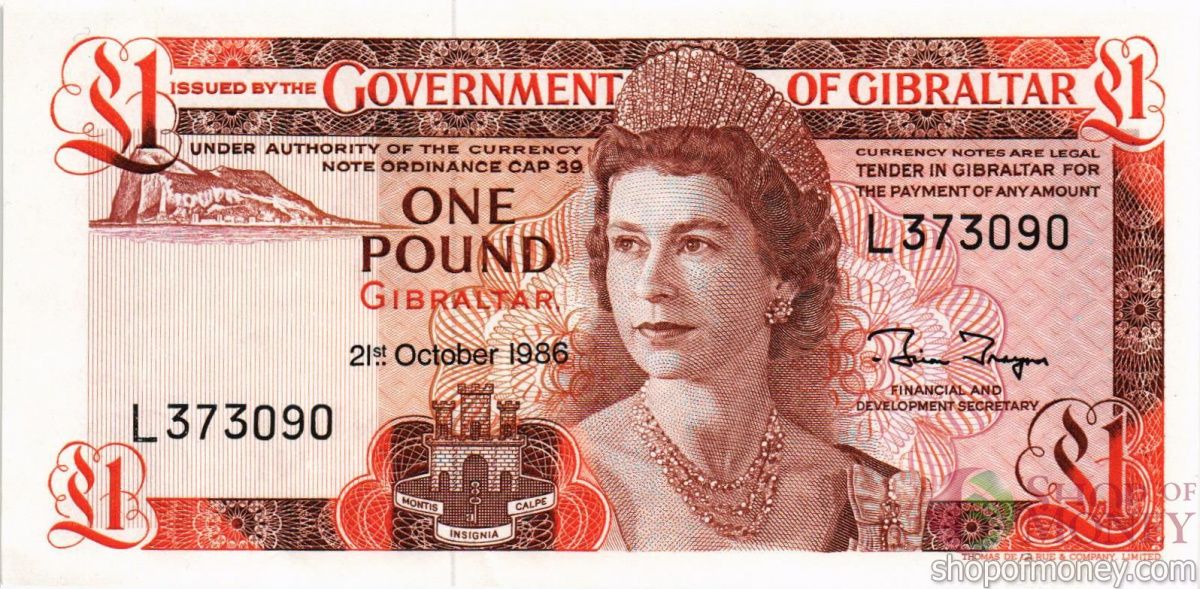 ГИБРАЛТАР 1 ФУНТ 1