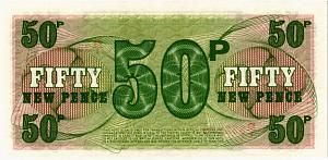 ВЕЛИКОБРИТАНИЯ / АНГЛИЯ 50 ПЕНСОВ (БРИТАНСКАЯ АРМИЯ) 2