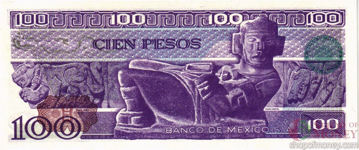 МЕКСИКА 100 ПЕСО (-RK- СЕРИЯ) 2