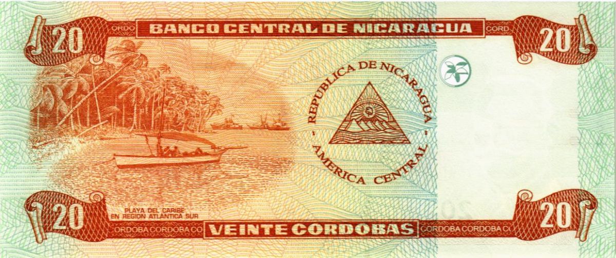 НИКАРАГУА 20 КОРДОБА 2