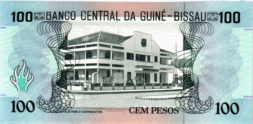 ГВИНЕЯ-БИСАУ 100 ПЕСО #BB672276 2