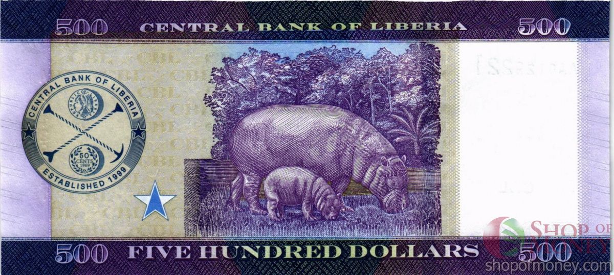ЛИБЕРИЯ 500 ДОЛЛАРОВ 2