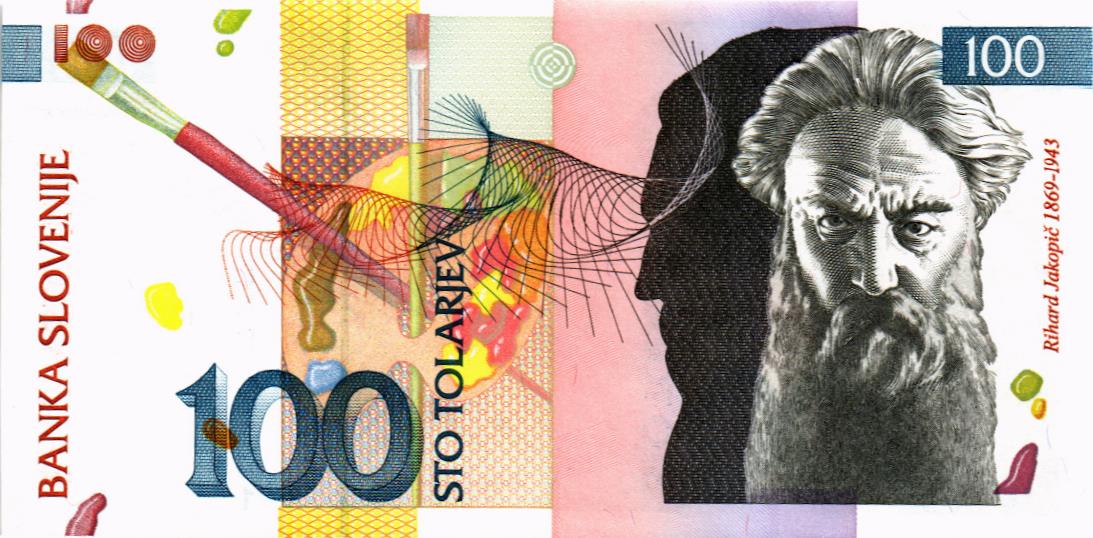 СЛОВЕНИЯ 100 ТОЛАРОВ 1