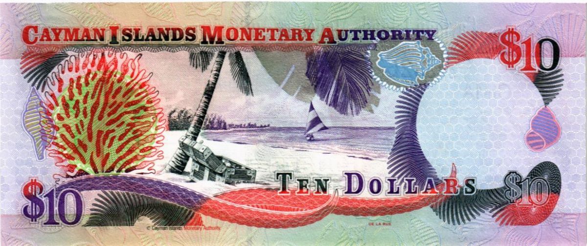 КАЙМАНОВЫ ОСТРОВА 10 ДОЛЛАРОВ 2
