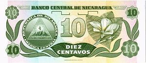 НИКАРАГУА 10 ЦЕНТАВО (-AA-) 2