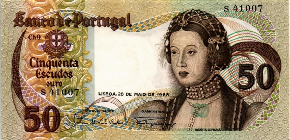 ПОРТУГАЛИЯ 50 ЭСКУДО 1