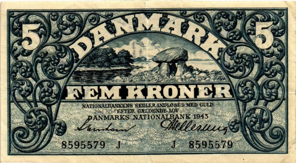 ДАНИЯ 5 КРОН (J) 1