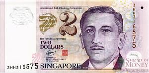 СИНГАПУР 2 ДОЛЛАРА 1