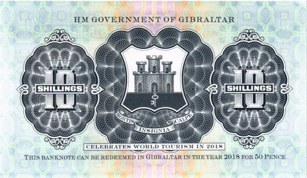 ГИБРАЛТАР 10 ШИЛЛИНГОВ 2