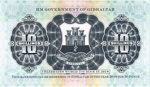 ГИБРАЛТАР 10 ШИЛЛИНГОВ 2