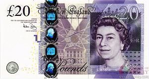 ВЕЛИКОБРИТАНИЯ/АНГЛИЯ 20 ФУНТОВ 1